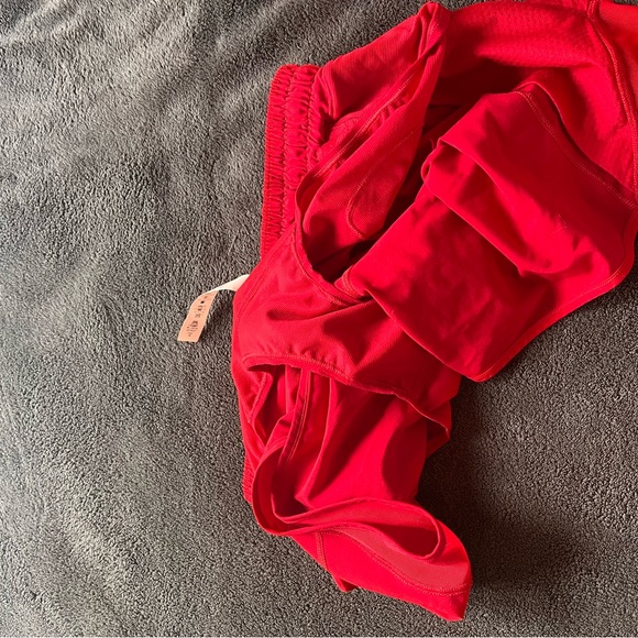 Red Lululemon shorts - Picture 5 of 5